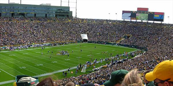 Image of Green Bay Packers In Detroit