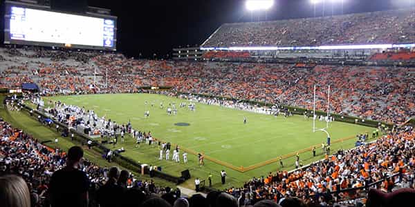 Image of Auburn Tigers In College Station